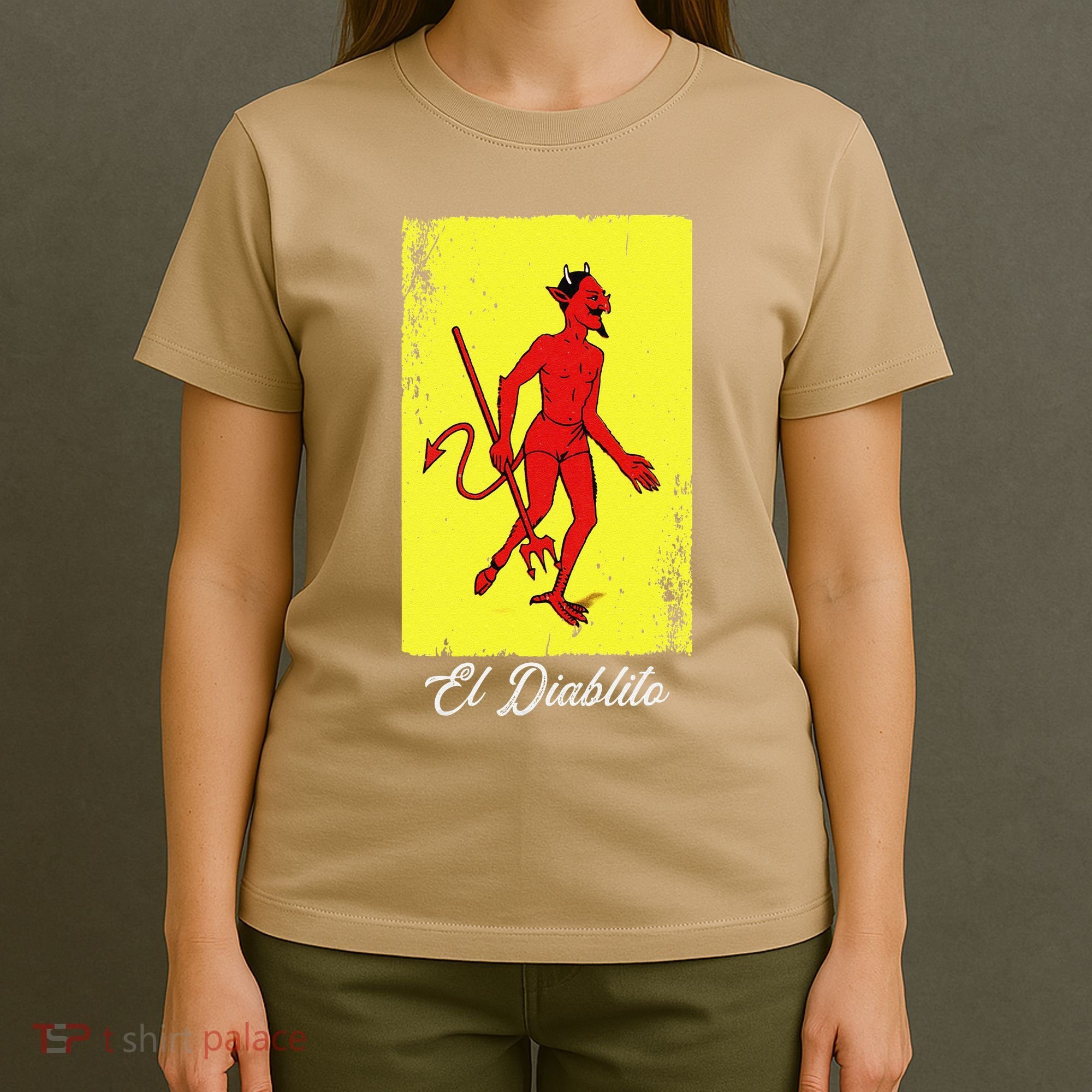 El Diablito Card Mexican Lottery Card T-Shirt