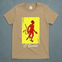 El Diablito Card Mexican Lottery Card T-Shirt thumb 5