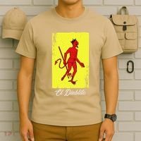 El Diablito Card Mexican Lottery Card T-Shirt thumb 6