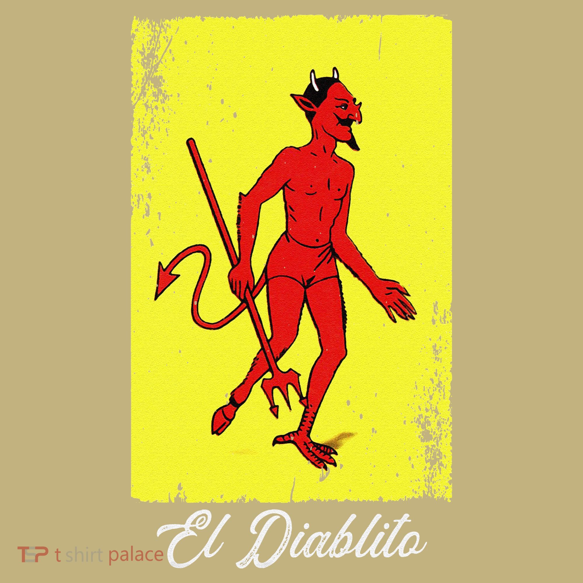 El Diablito Card Mexican Lottery Card T-Shirt