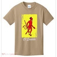 El Diablito Card Mexican Lottery Card Kids T-Shirt thumb 0