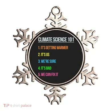 Earth Day Climate Change Scientists March Ornament