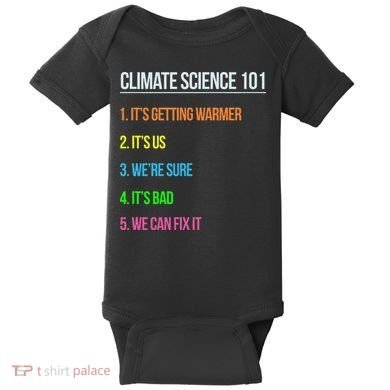 Earth Day Climate Change Scientists March Baby Bodysuit