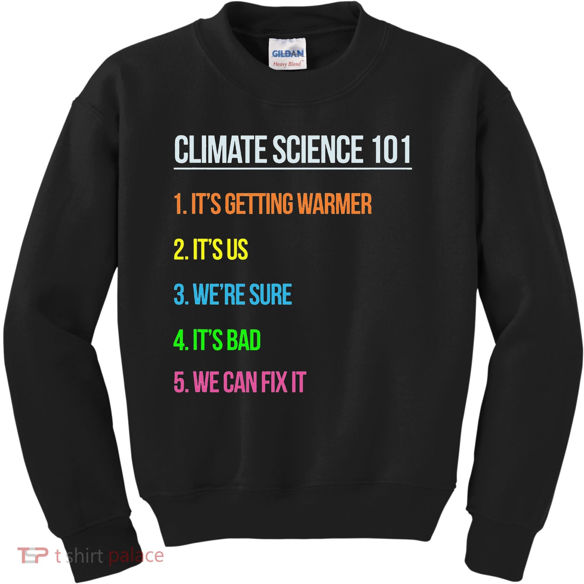 Earth Day Climate Change Scientists March Kids Sweatshirt