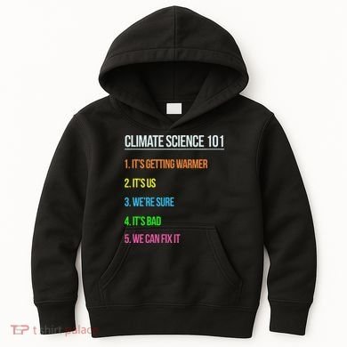 Earth Day Climate Change Scientists March Kids Hoodie