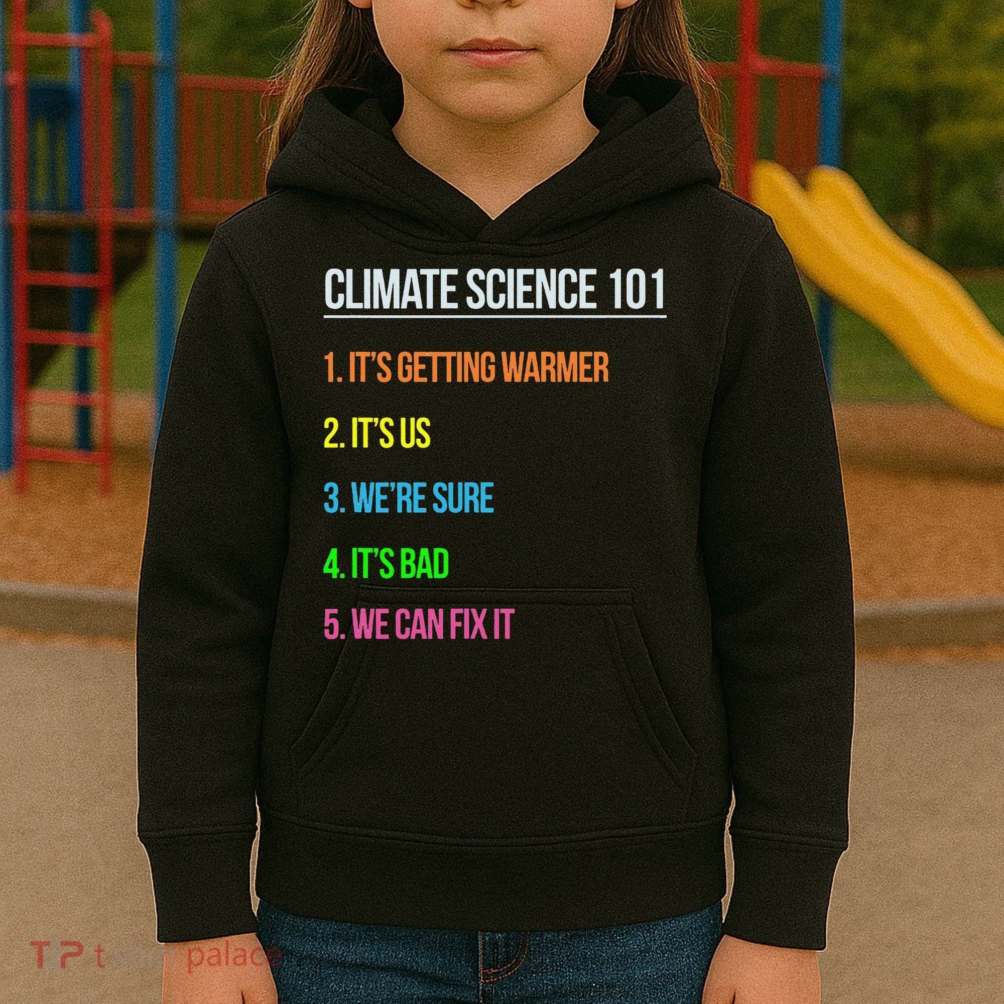 Earth Day Climate Change Scientists March Kids Hoodie