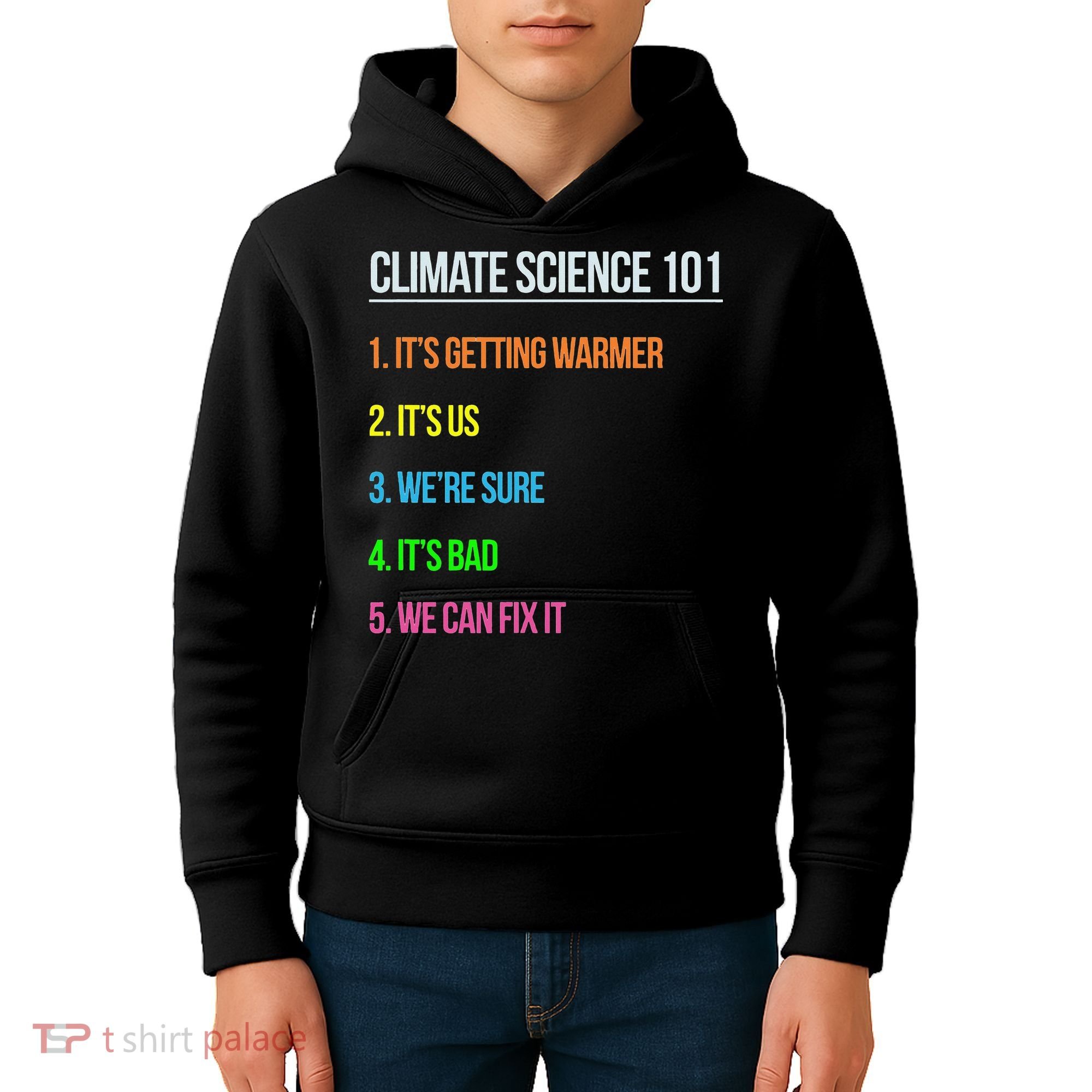Earth Day Climate Change Scientists March Kids Hoodie
