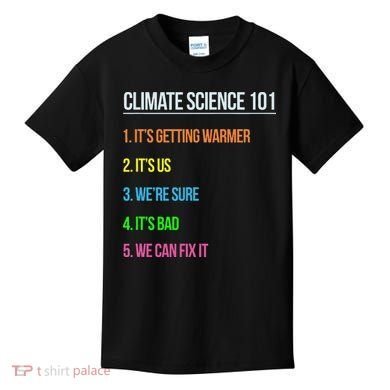 Earth Day Climate Change Scientists March Kids T-Shirt
