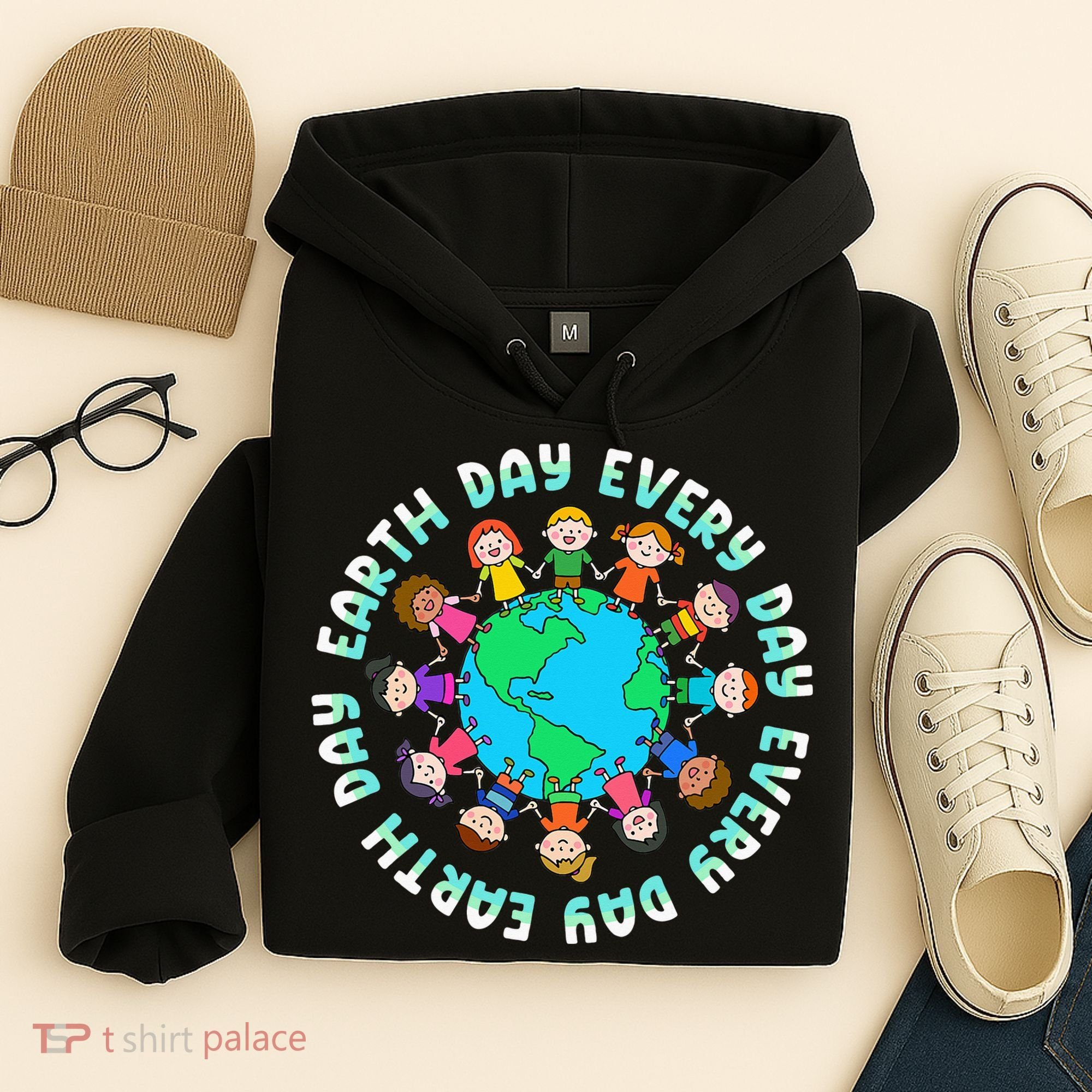 Earth Day Cute Children Around The World Hoodie