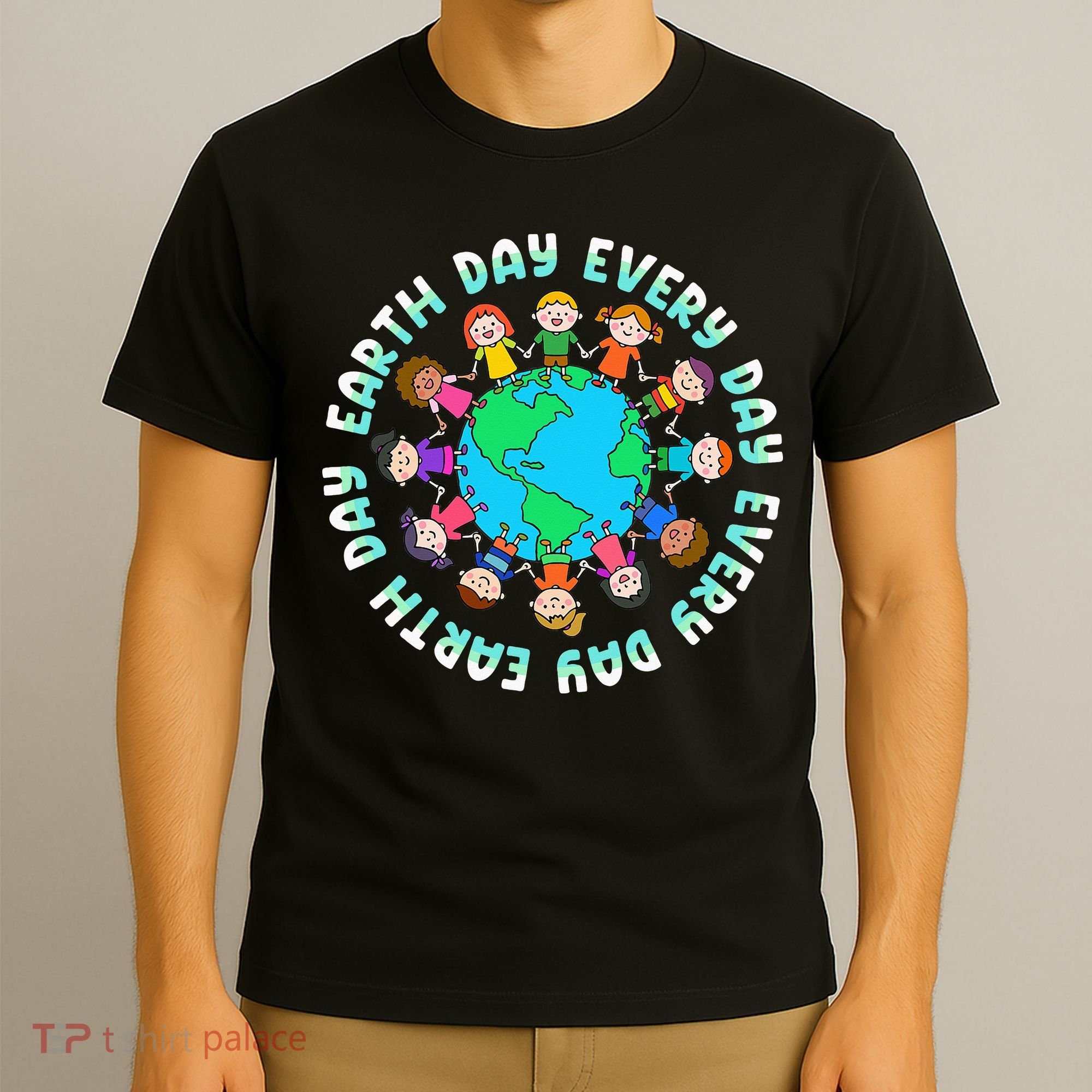 Earth Day Cute Children Around The World T-Shirt