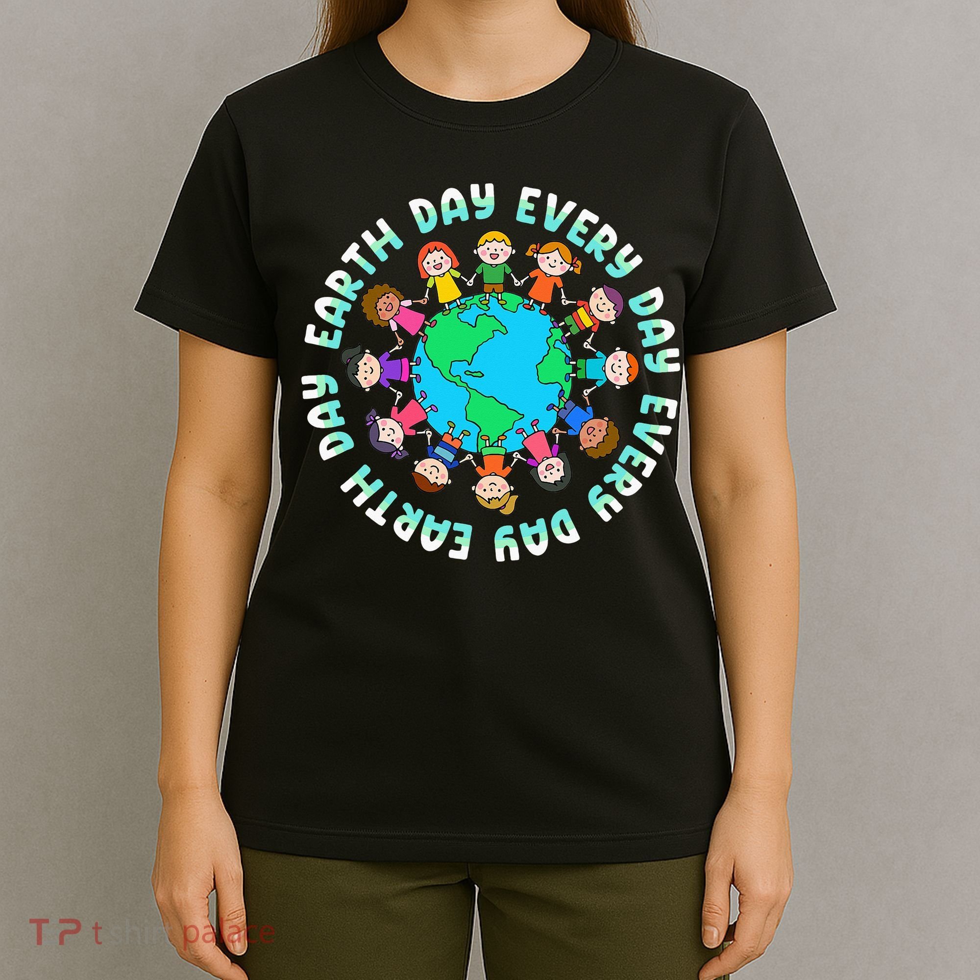 Earth Day Cute Children Around The World T-Shirt