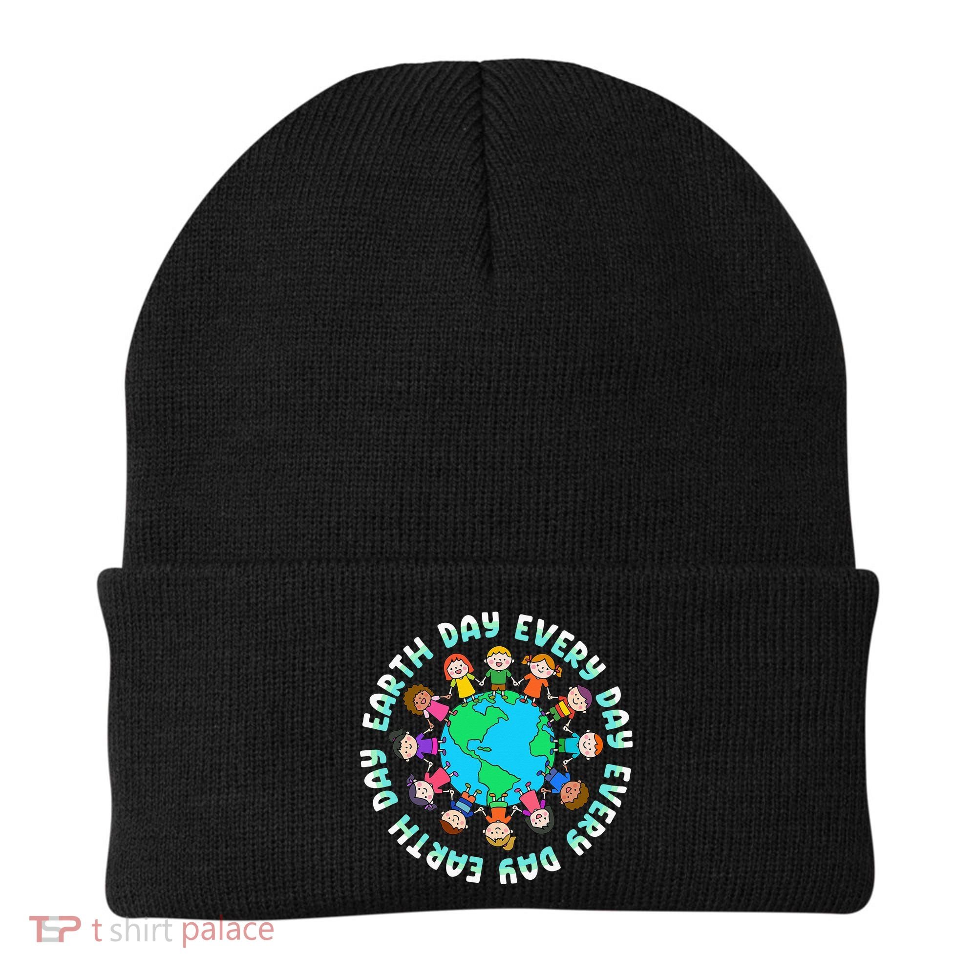 Earth Day Cute Children Around The World Beanie