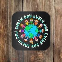Earth Day Cute Children Around The World Coaster thumb 0