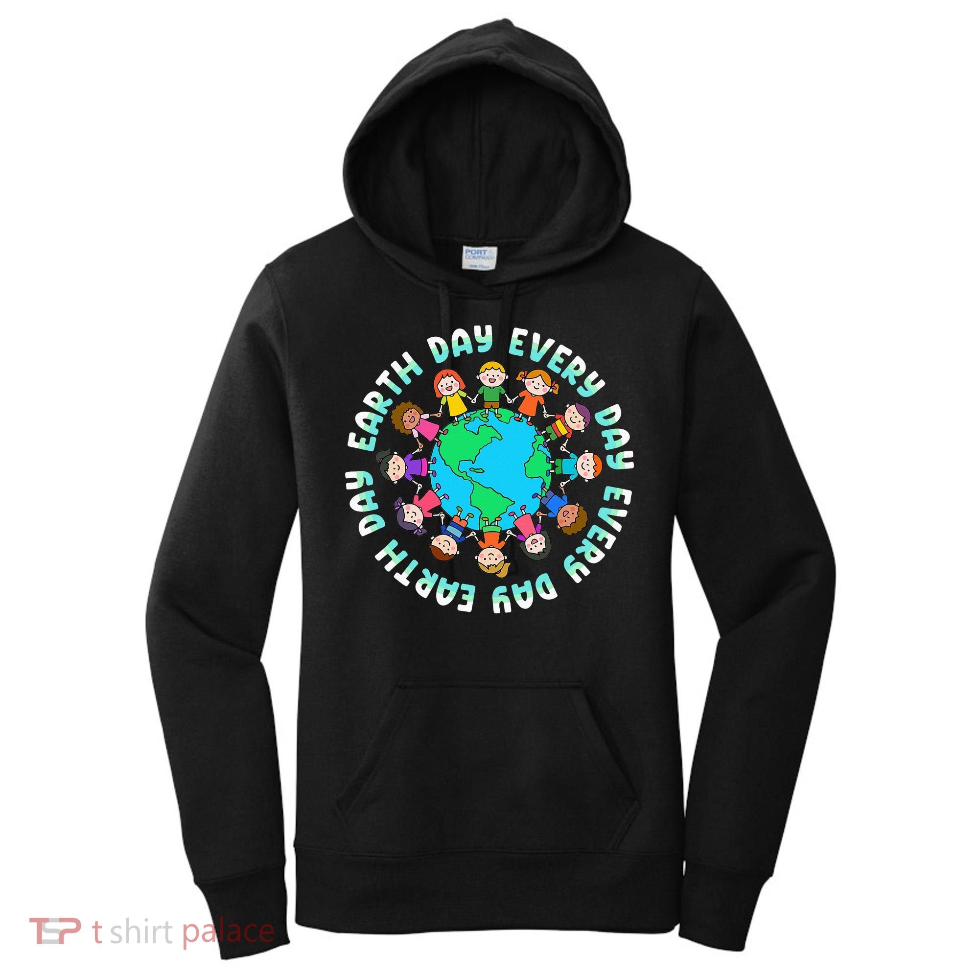 Earth Day Cute Children Around The World Women's Hoodie