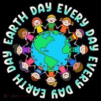 Earth Day Cute Children Around The World Women's Hoodie thumb 2