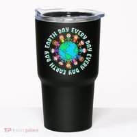Earth Day Cute Children Around The World Tumbler thumb 0