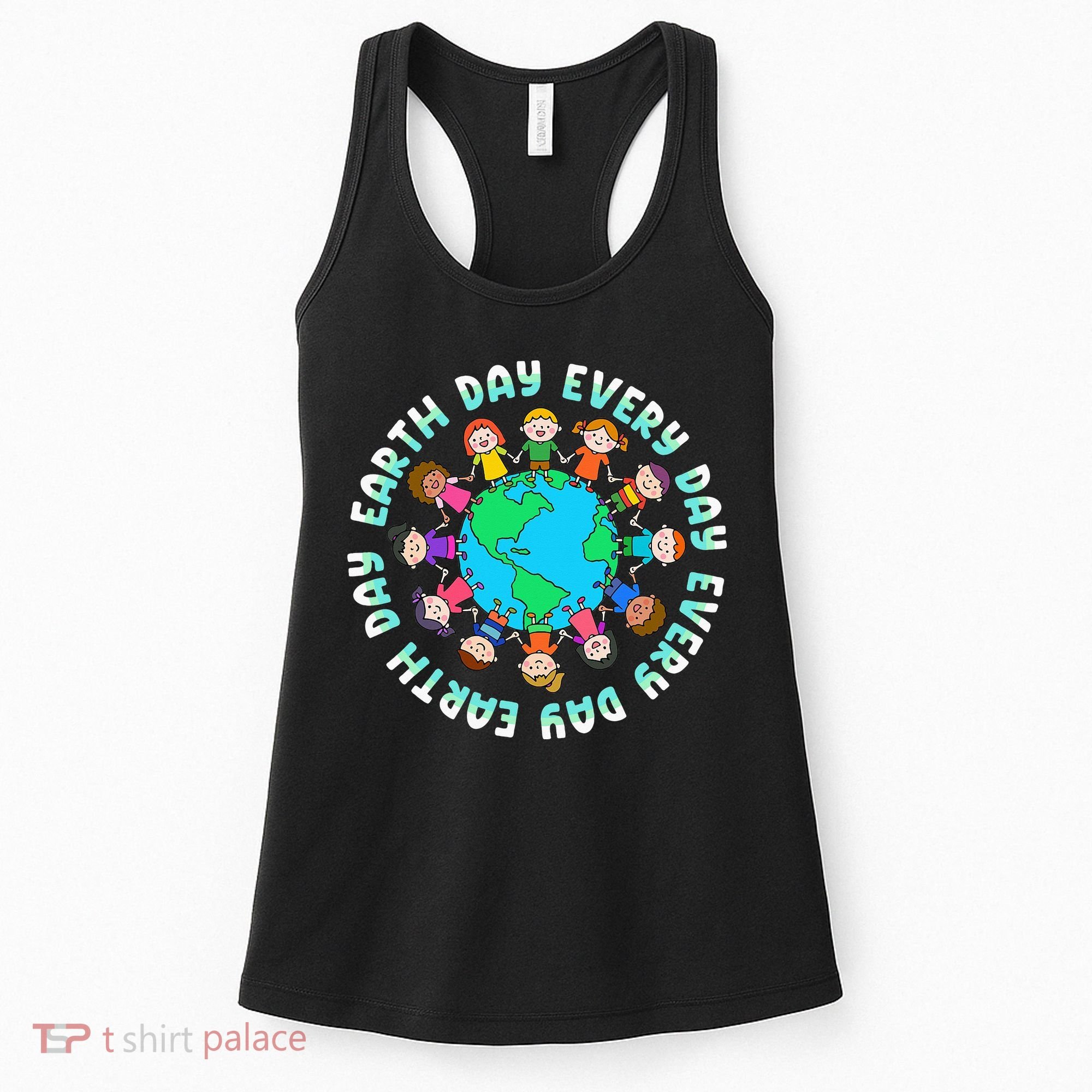 Earth Day Cute Children Around The World Women's Tank Top
