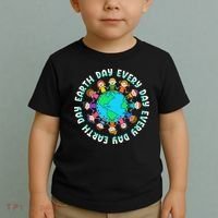 Earth Day Cute Children Around The World Toddler T-Shirt thumb 2