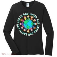 Earth Day Cute Children Around The World Women's Long Sleeve Shirt thumb 0
