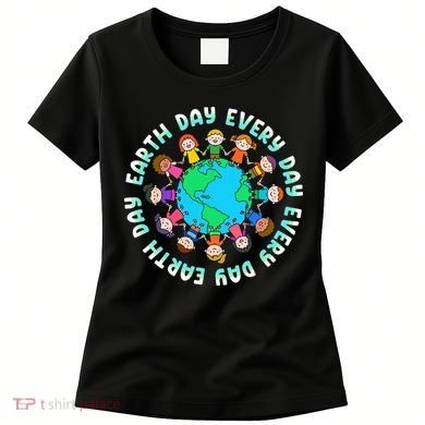 Earth Day Cute Children Around The World Women's T-Shirt