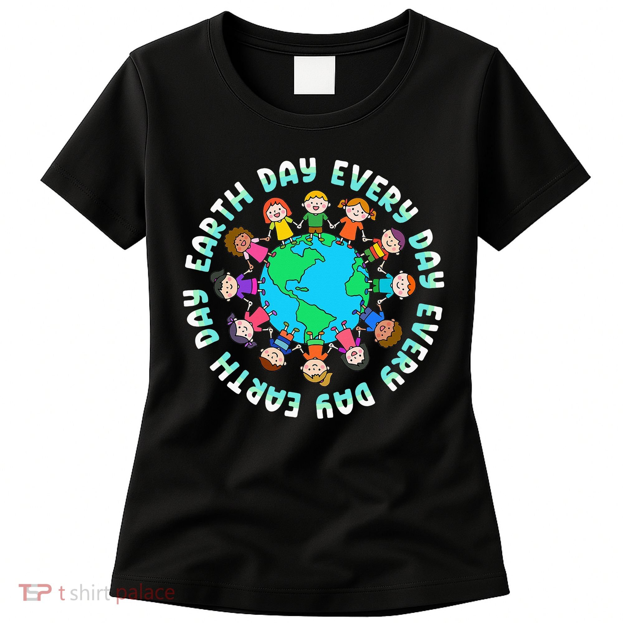 Earth Day Cute Children Around The World Women's T-Shirt
