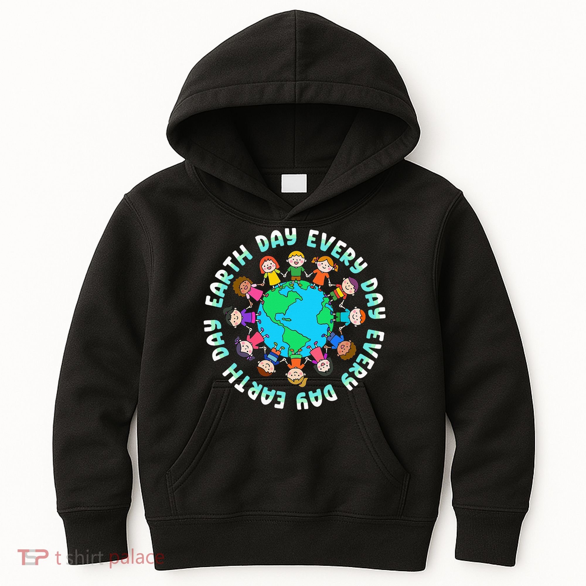 Earth Day Cute Children Around The World Kids Hoodie