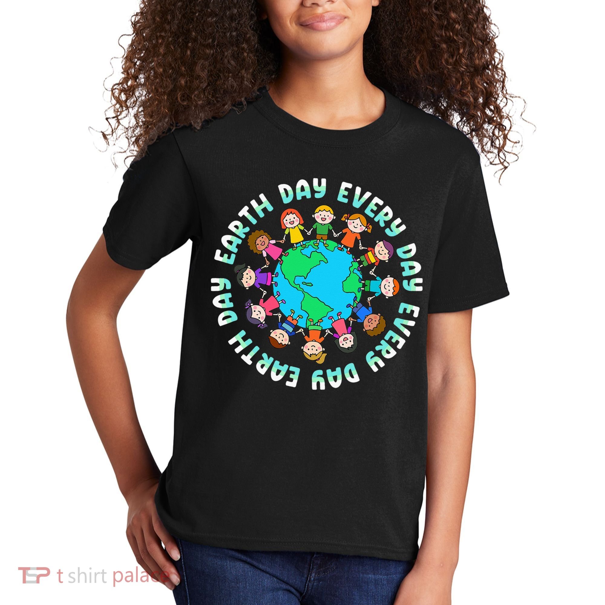 Earth Day Cute Children Around The World Kids T-Shirt
