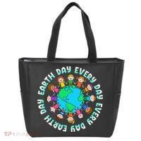 Earth Day Cute Children Around The World Tote Bag thumb 0