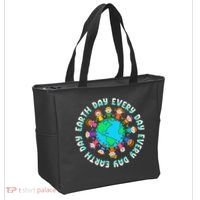 Earth Day Cute Children Around The World Tote Bag thumb 2