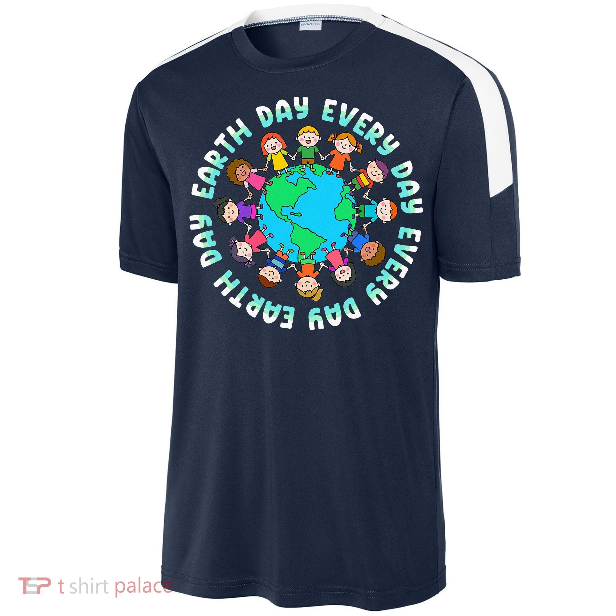 Earth Day Cute Children Around The World Sport-Tek Competitor United Soccer Jersey