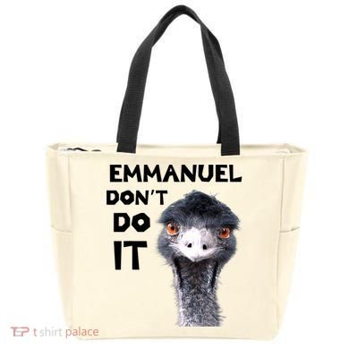 Emmanuel Don't Do It Viral Emu Tote Bag