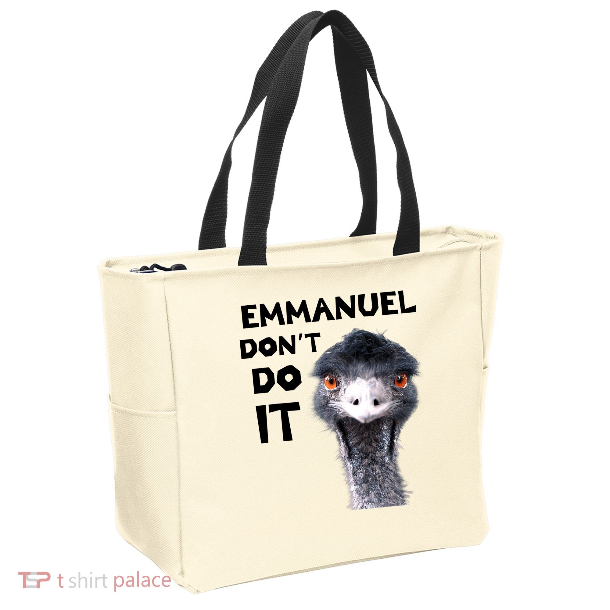 Emmanuel Don't Do It Viral Emu Tote Bag