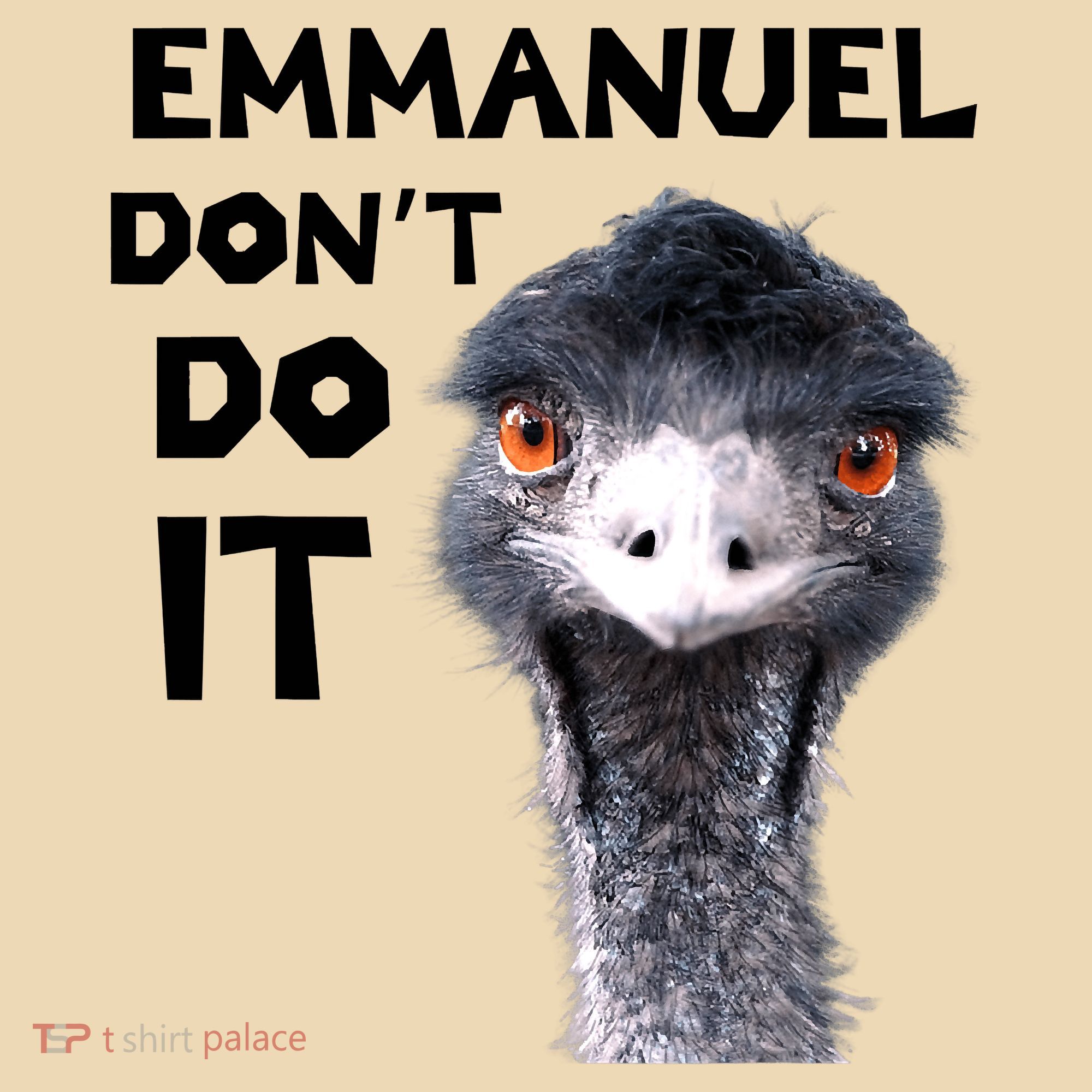 Emmanuel Don't Do It Viral Emu Tote Bag