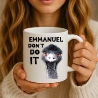 Emmanuel Don't Do It Viral Emu Coffee Mug thumb 3