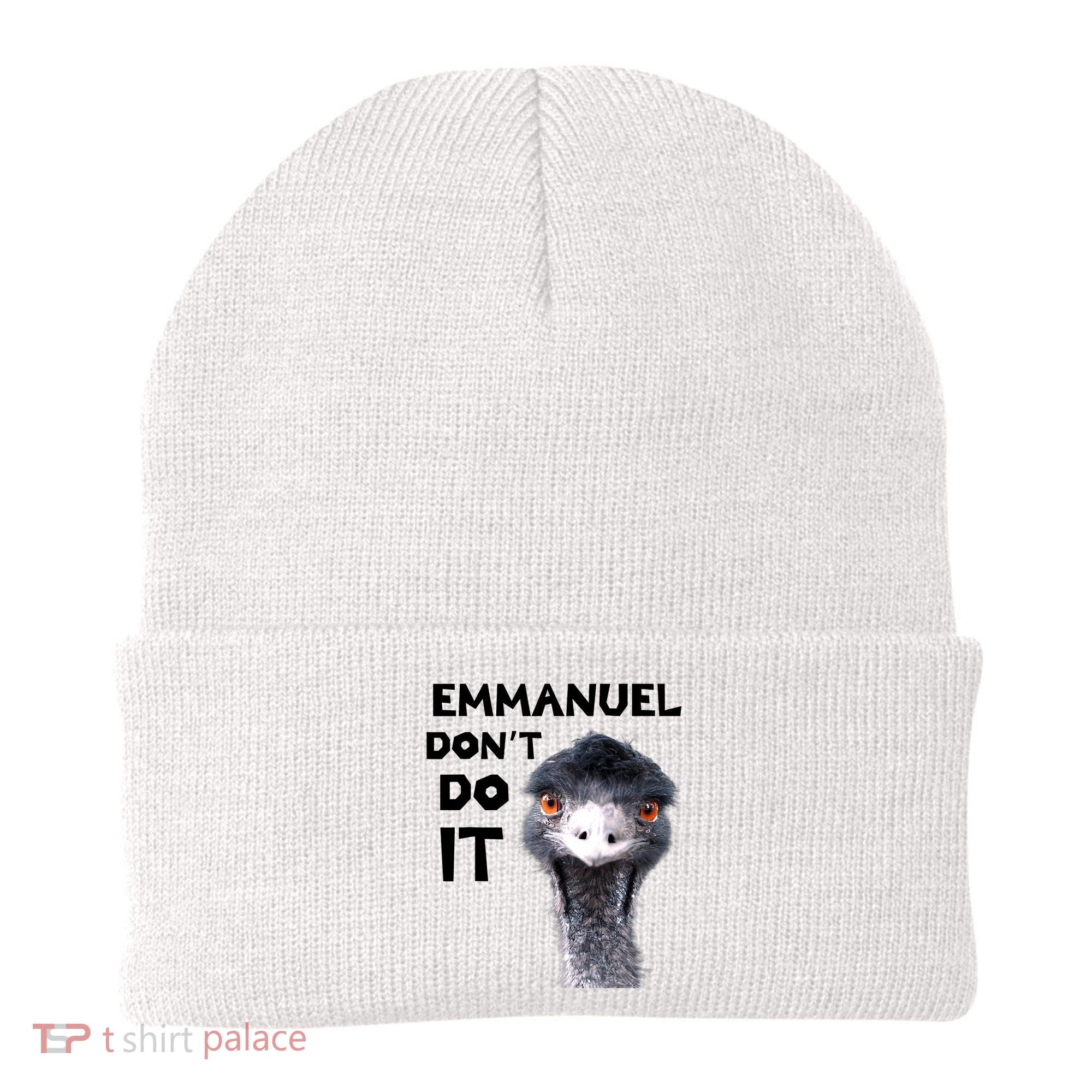 Emmanuel Don't Do It Viral Emu Beanie