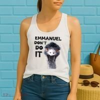 Emmanuel Don't Do It Viral Emu Women's Tank Top thumb 2