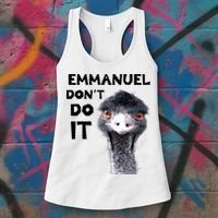 Emmanuel Don't Do It Viral Emu Women's Tank Top thumb 3