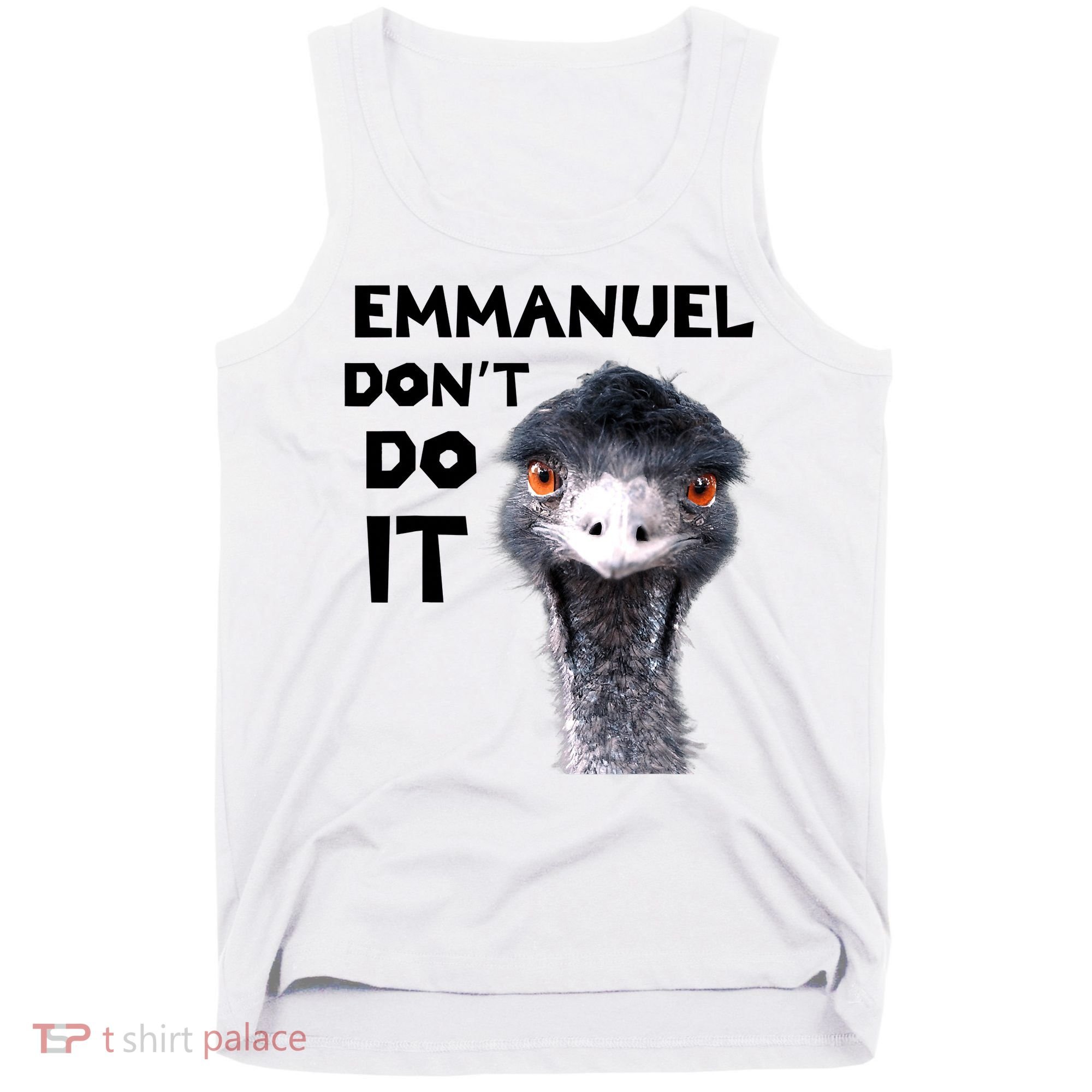 Emmanuel Don't Do It Viral Emu Tank Top