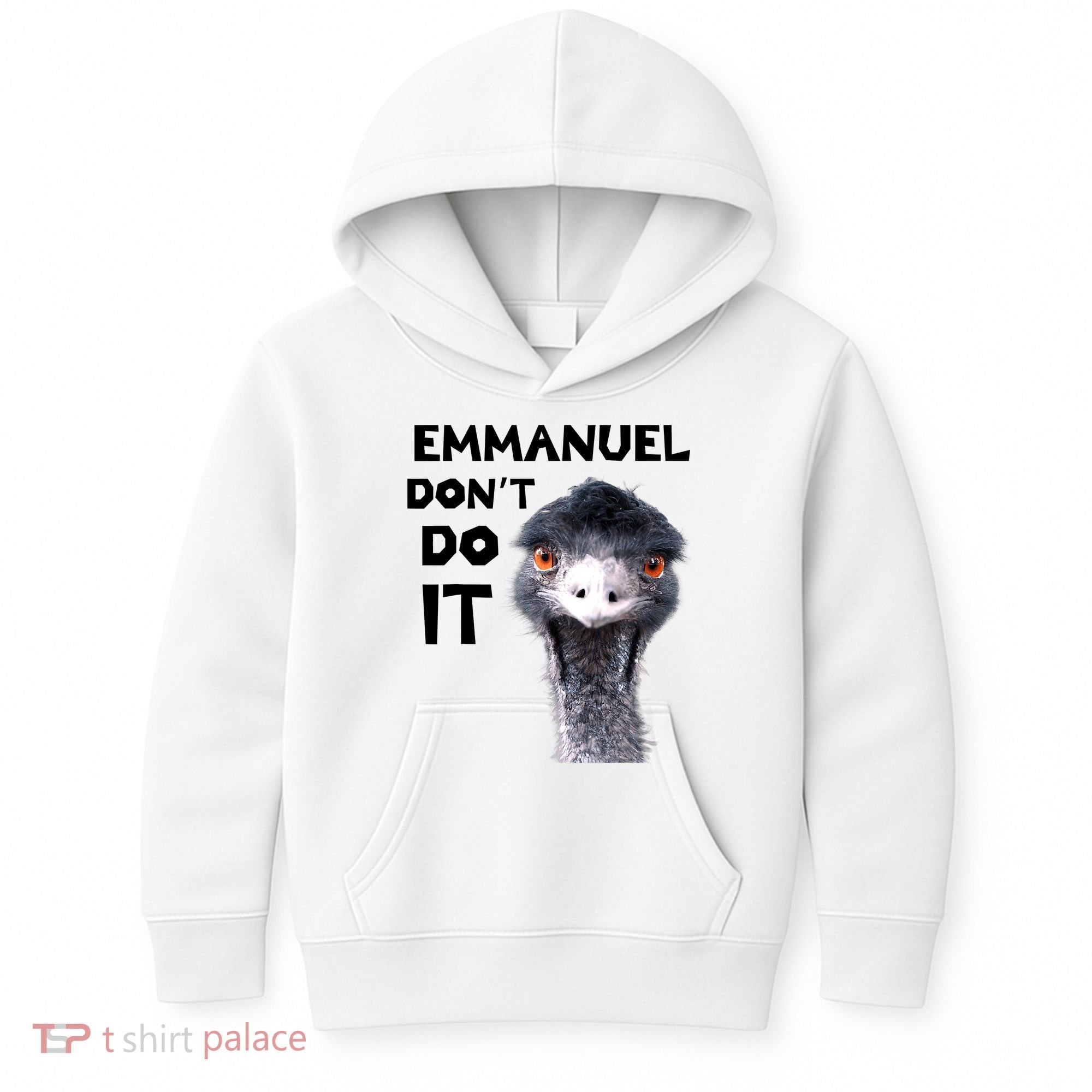Emmanuel Don't Do It Viral Emu Kids Hoodie