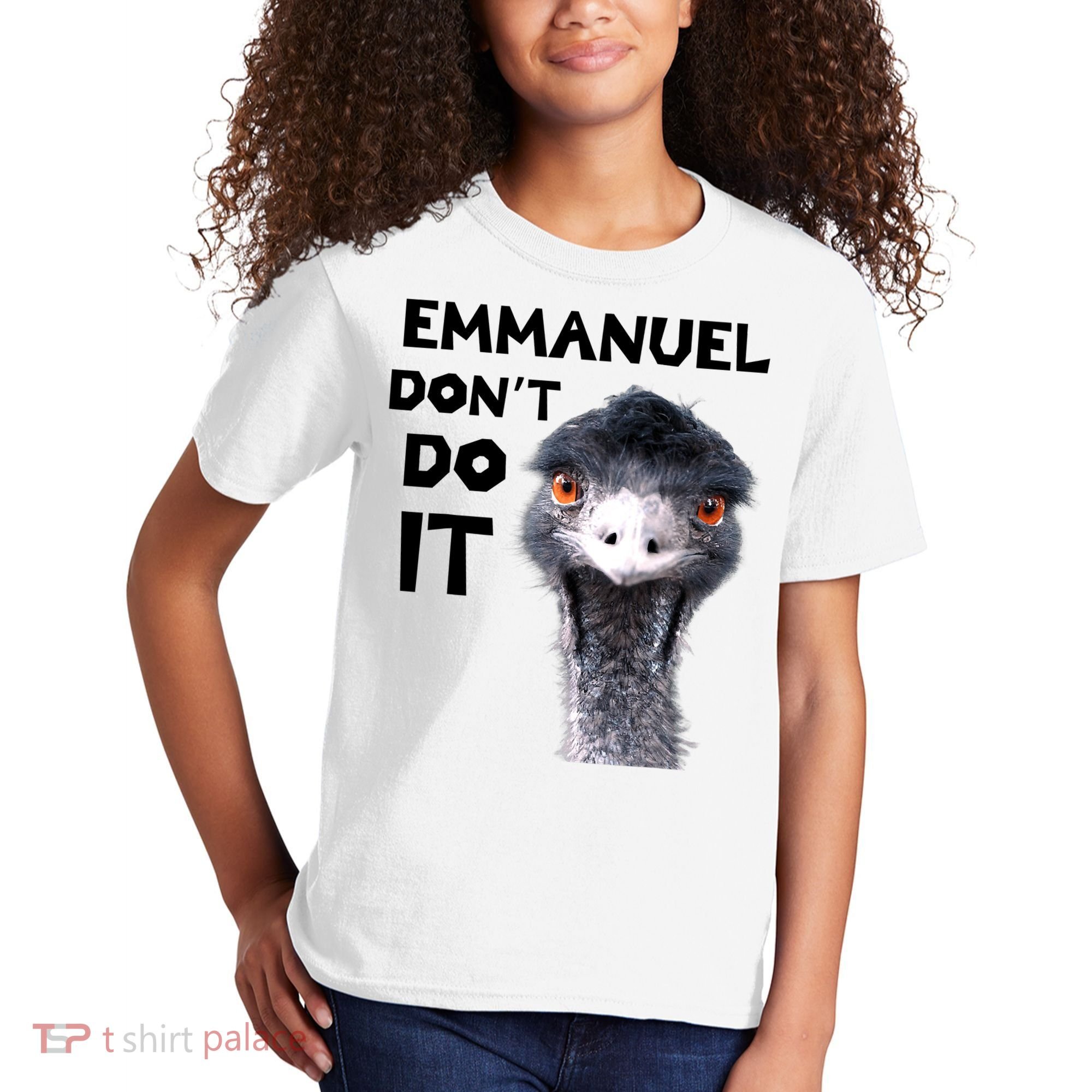 Emmanuel Don't Do It Viral Emu Kids T-Shirt