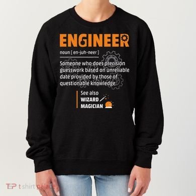 Engineer Definition Description Hilarious Engineering Gift Women's Sweatshirt