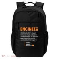 Engineer Definition Description Hilarious Engineering Gift Backpack thumb 0