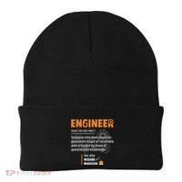 Engineer Definition Description Hilarious Engineering Gift Beanie thumb 0