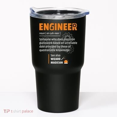 Engineer Definition Description Hilarious Engineering Gift Tumbler