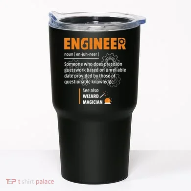 Engineer Definition Description Hilarious Engineering Gift Tumbler