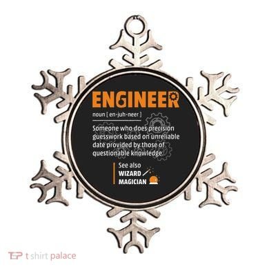 Engineer Definition Description Hilarious Engineering Gift Ornament