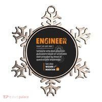 Engineer Definition Description Hilarious Engineering Gift Ornament thumb 0