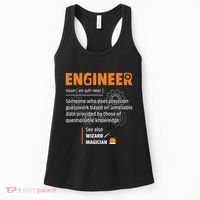 Engineer Definition Description Hilarious Engineering Gift Women's Tank Top thumb 0