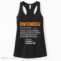 Engineer Definition Description Hilarious Engineering Gift Women's Tank Top thumb 0