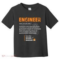 Engineer Definition Description Hilarious Engineering Gift Toddler T-Shirt thumb 0